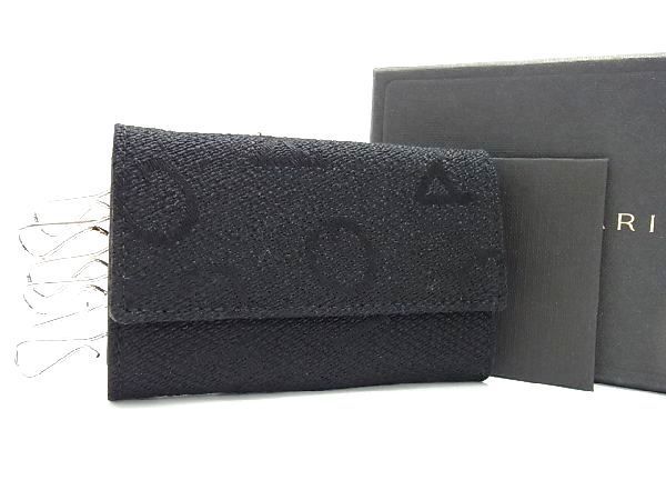 □新品□未使用□ BVLGARI ブルガリ マキシロゴ キャンバス 6連 キー