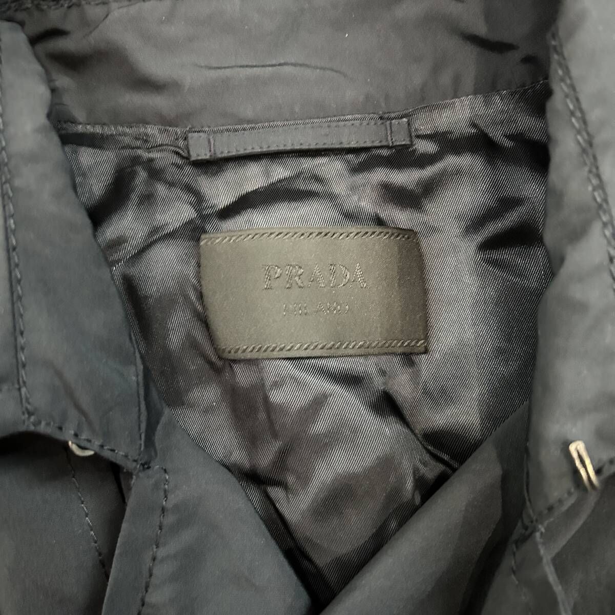 MADE IN ITALY PRADA / プラダ トレンチコート ネイビー レディース