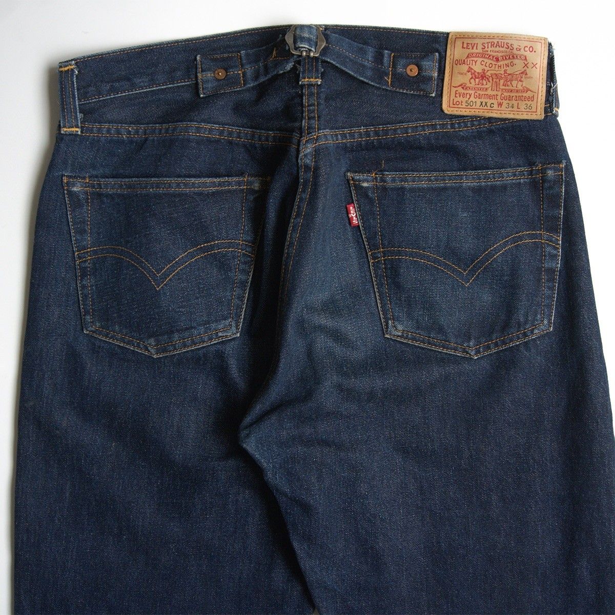 Levi's 501XX W32 アメリカ製　バレンシア製　デニム　濃紺 濃紺/バレンシア製】 LEVI'S 【501XXC ビッグE デニムパンツ