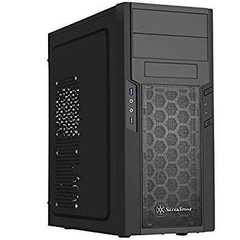 【中古】(未使用･未開封品)　SilverStone PRECISIONシリーズ コンパクトATXケース ブラック SST-PS13B 日本正規代理店品 df5ndr3