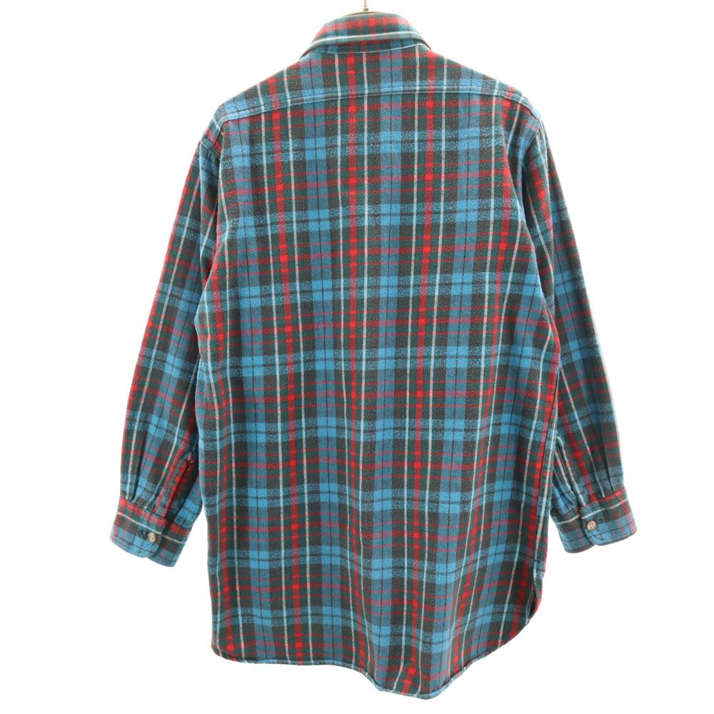 ウールリッチ 80s 紺タグ ヴィンテージ チェック柄 長袖 ネルシャツ