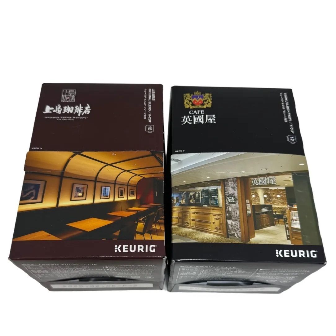 KEURIG キューリグ Kカップ 専用カプセル 上島珈琲店 オリジナルブレンド 英國屋リッチテイスト 12個入×2セット