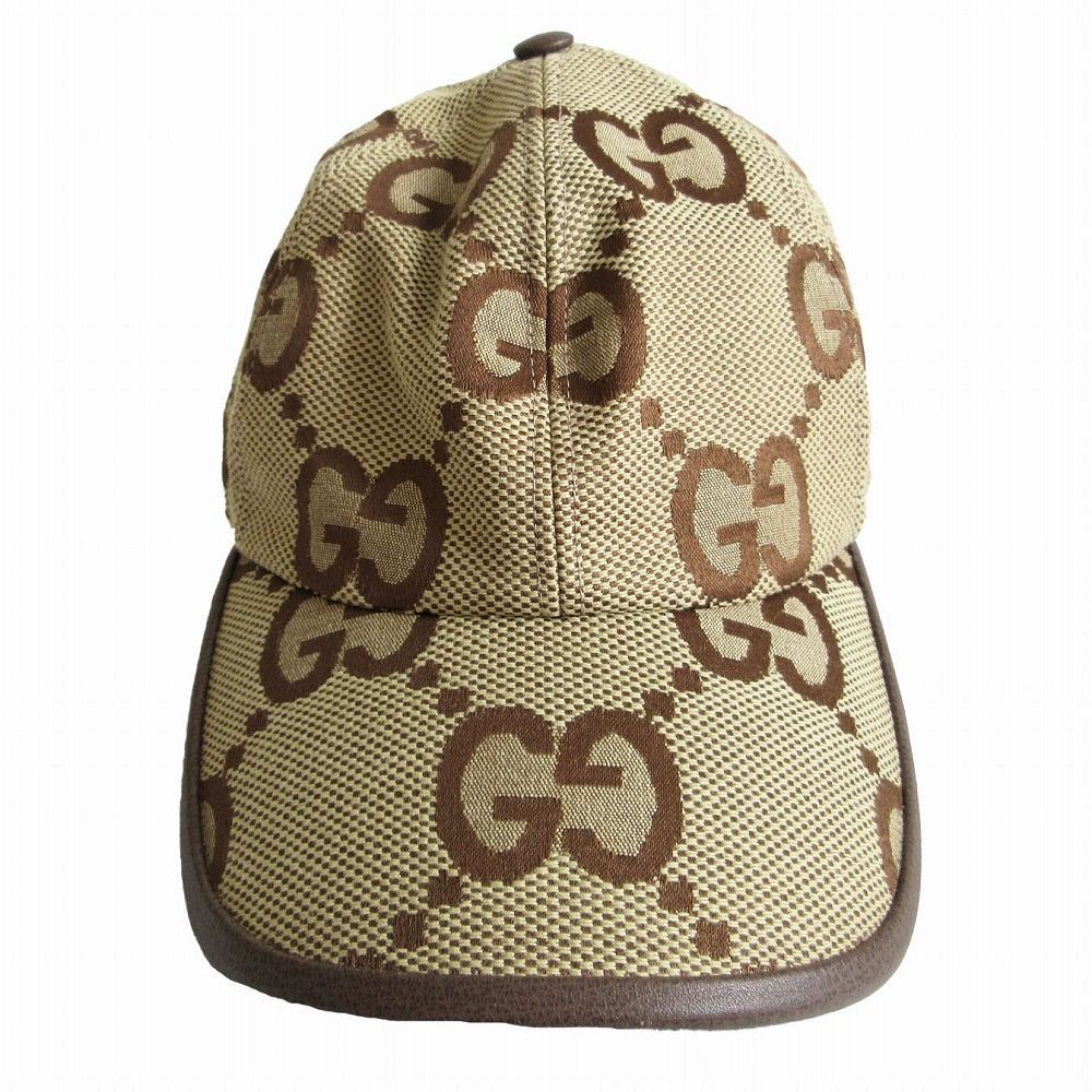 GUCCI グッチ ジャンボ GGキャンバス ベースボールキャップ 帽子  