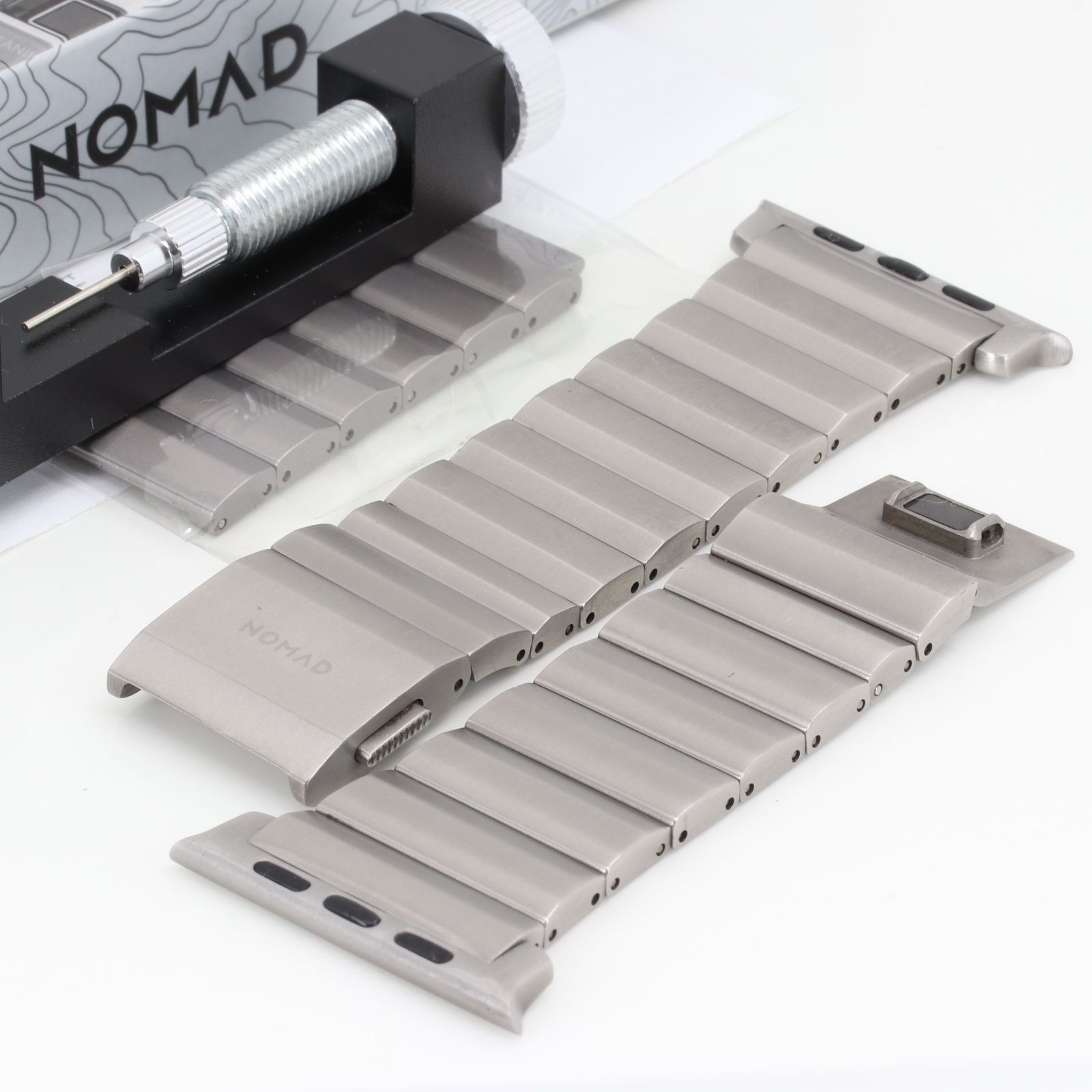 ITZT1317APBB NOMAD ノマド Apple Watch アップルウォッチ用 Ti Titanium チタニウム バンド 44mm 45mm 49mm 49mm 替えベルト
