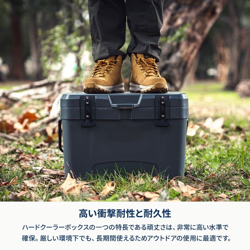 Hilander ハイランダー ハイランドクーラーボックス 25L 1年保証 ブラック 25L HRDEVELOPMENT_JP