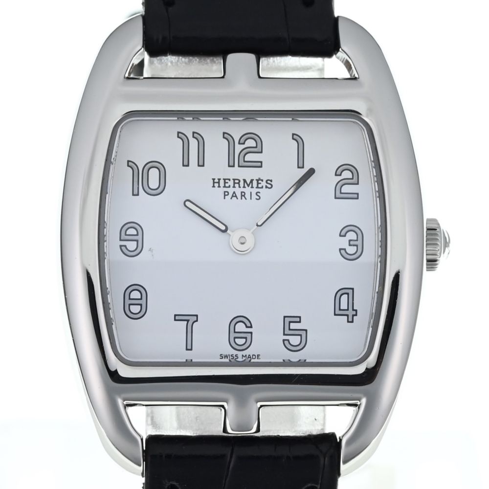 値下 エルメス HERMES CT1.210 ケープコッド トノー SS/レザー