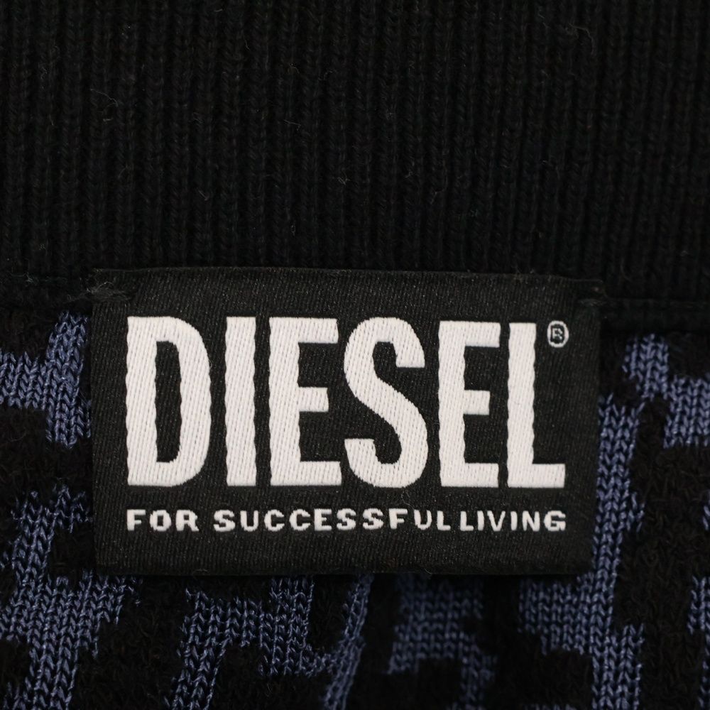 DIESEL (ディーゼル) M-ATHILDETTE-LONG フロントジップ 総柄 ロング  