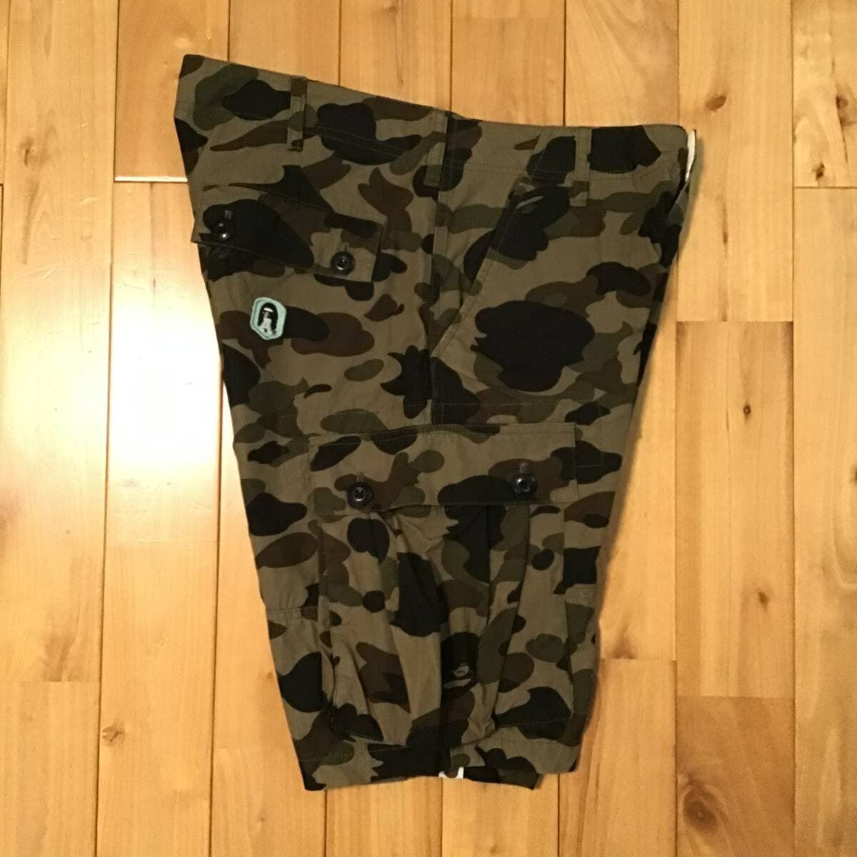 BAPE 1st camo green カーゴ ハーフパンツ Mサイズ a bathing ape