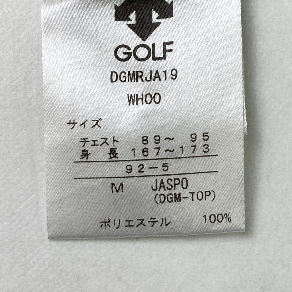 サイズ：M DESCENTE GOLF デサントゴルフ 半袖ポロシャツ 総柄