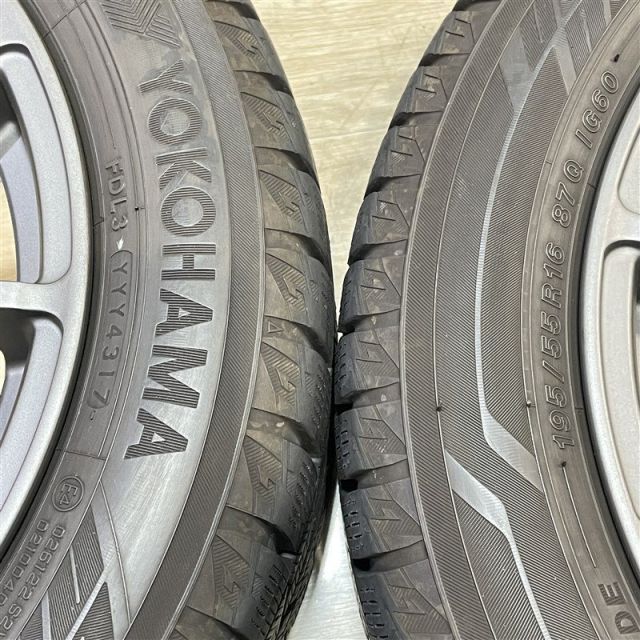 バリ溝！23年！キレイ！9.5分☆スタッドレス 195/60R16 ヨコハマ