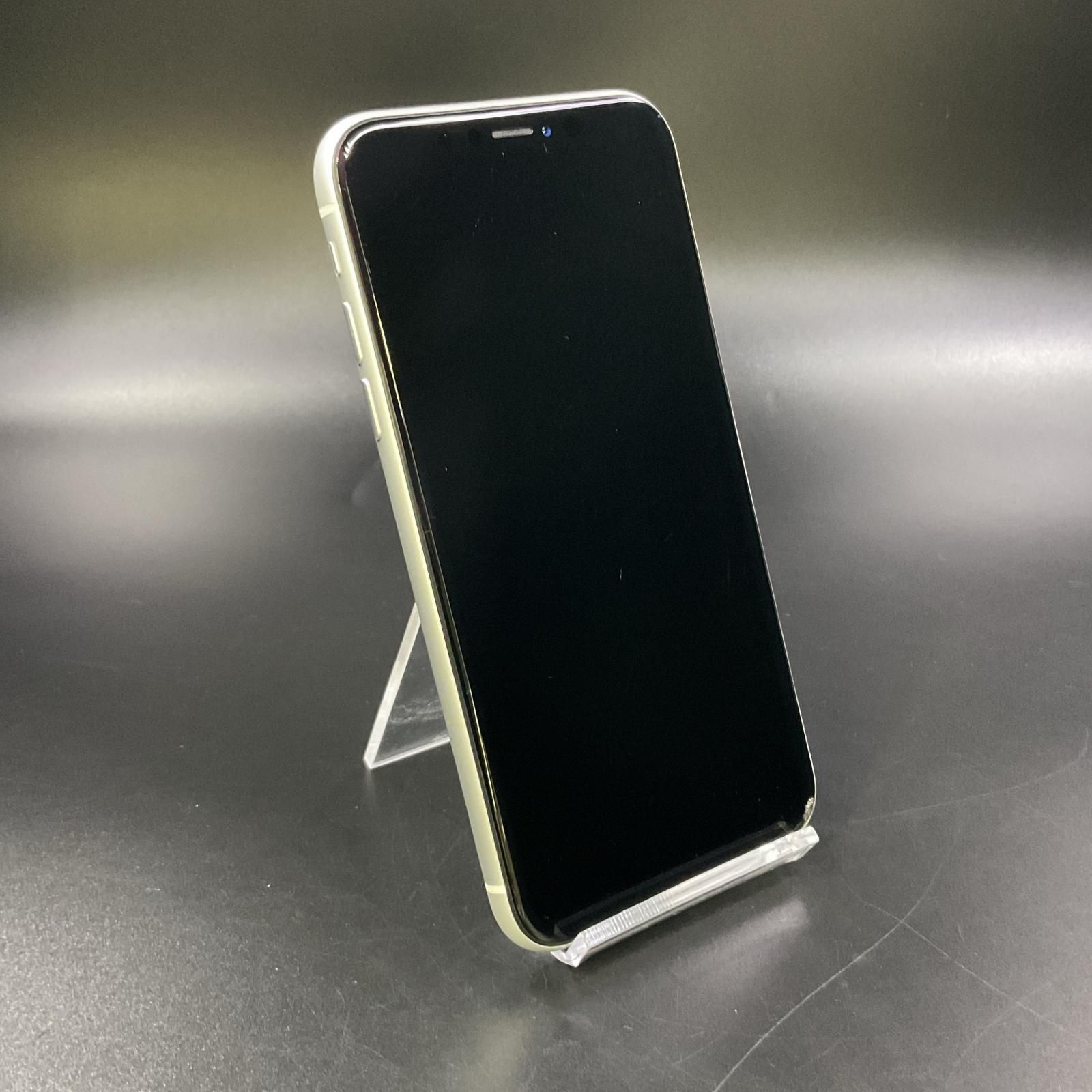 iPhone XR 128GB ホワイト SIMフリー 白ロム 動作確認済 100%【全額