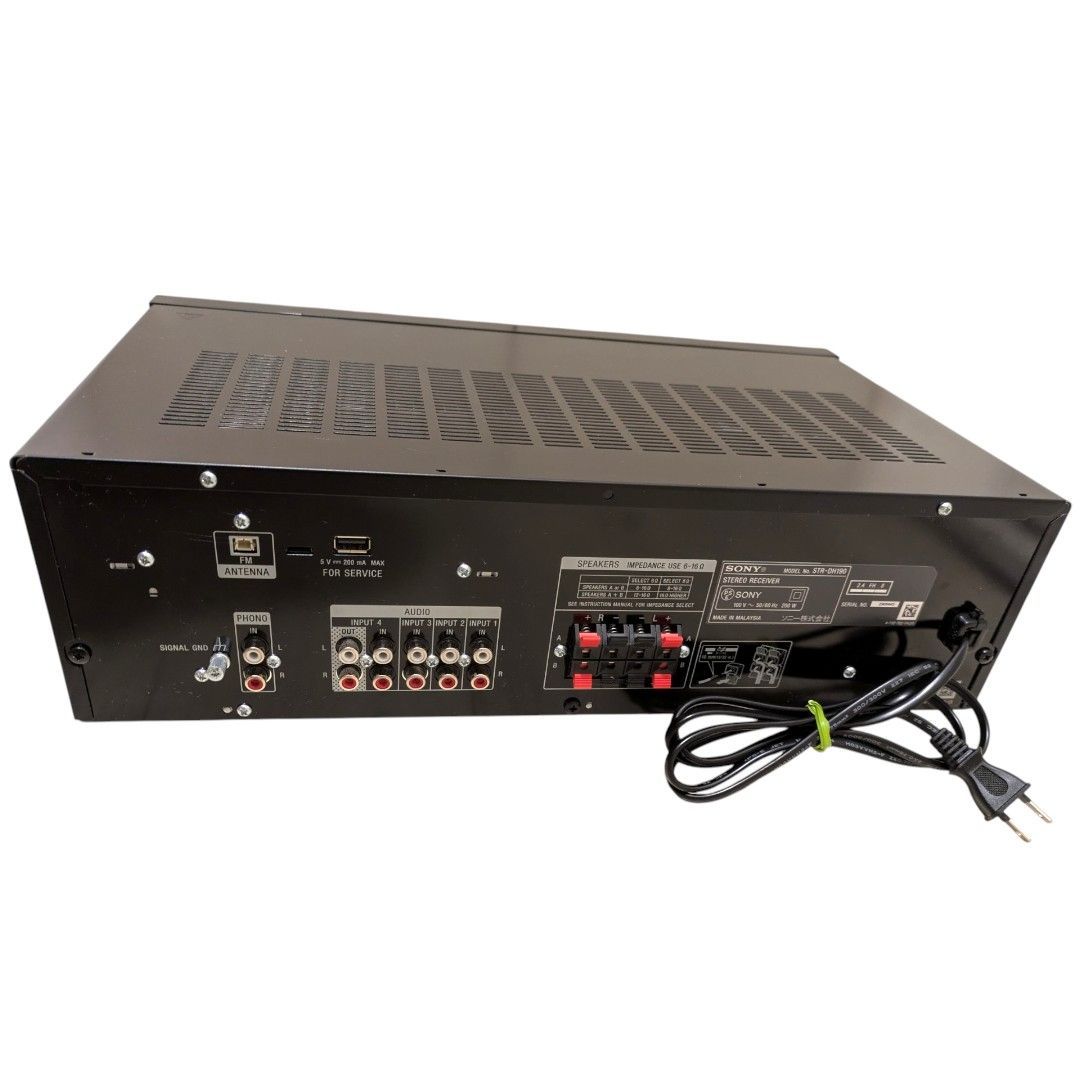 SONY STR-DH190 ソニー ステレオアンプ フォノ入力 Bluetooth [メーカー正規保証] ソニー ステレオアンプSTR-DH190 SONY ステレオアンプ STR-DH190