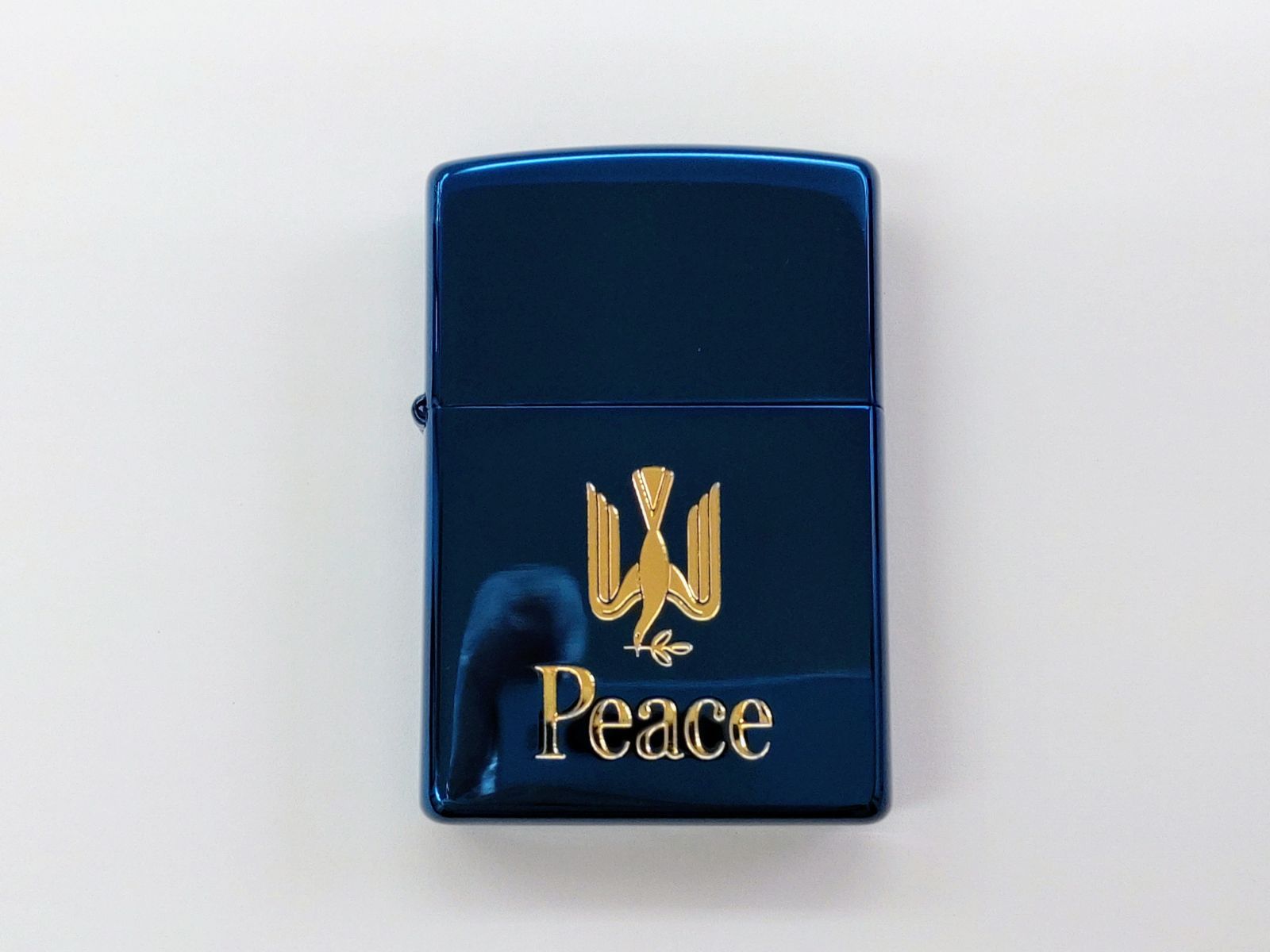 ZIPPO Peace ブルーチタン 2001年モデル ライター【N596】 - メルカリ