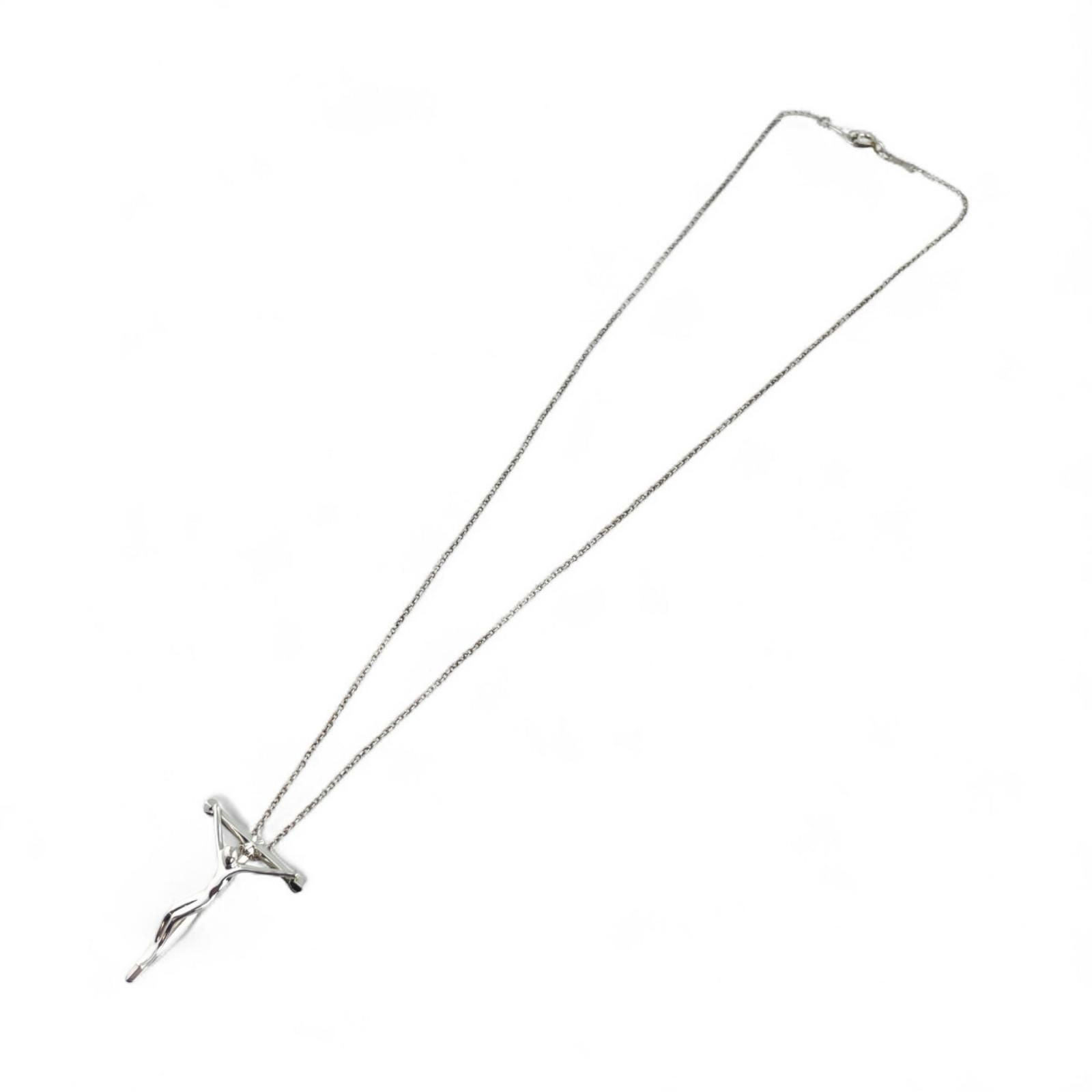 ▲TIFFANY-Co. ティファニー SV925 エルサペレッティ ロザリオ ネックレス ペンダント シルバー スペイン製 レディース