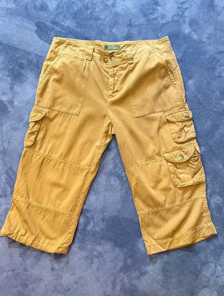 Ralph Lauren ラルフローレン コットン レーヨン ブレンド カーゴパンツ