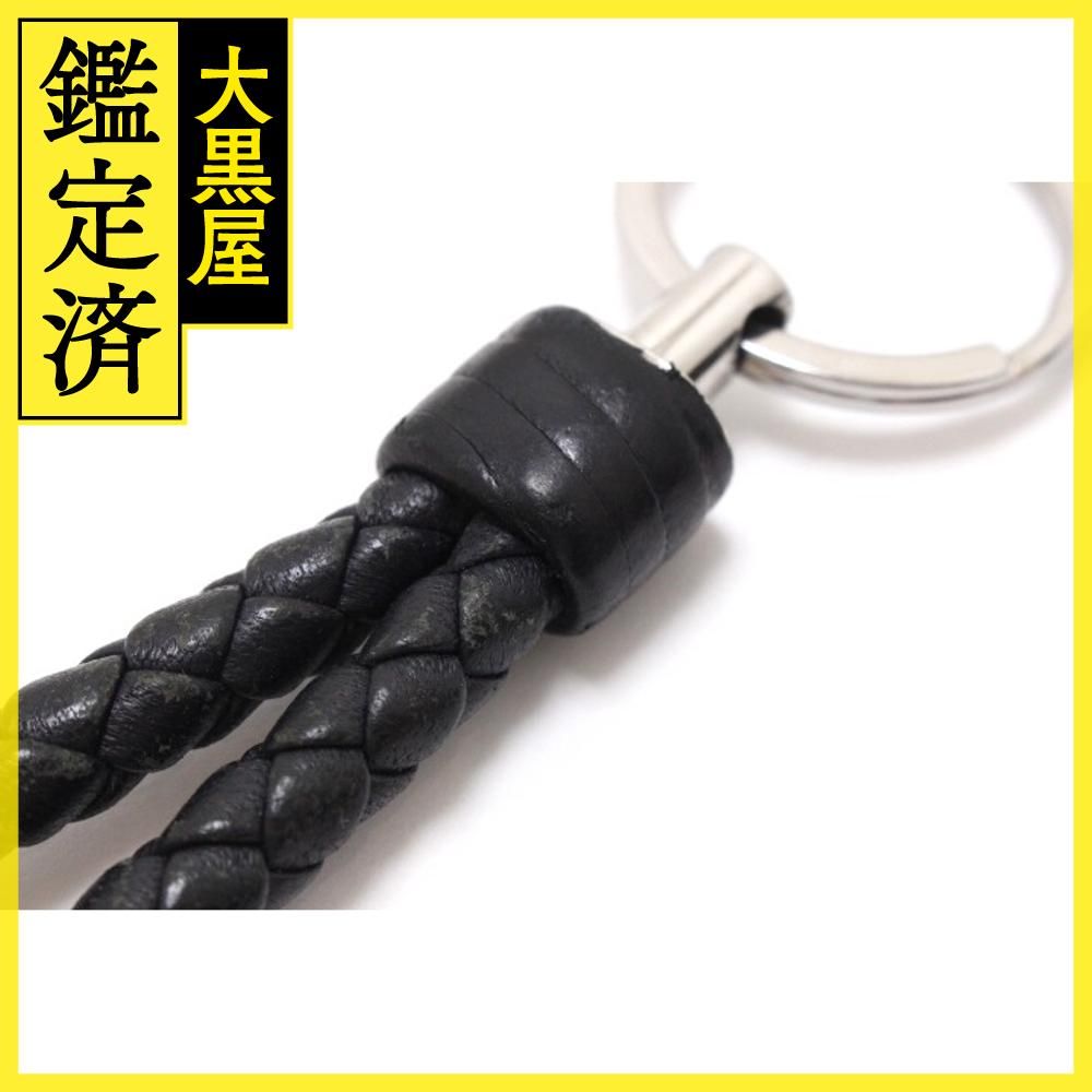 ✨美品✨【ボッテガヴェネタ】キーリング　イントレチャート　ダークブラウン　レザー ✨美品✨【ボッテガヴェネタ】キーリング イントレチャート