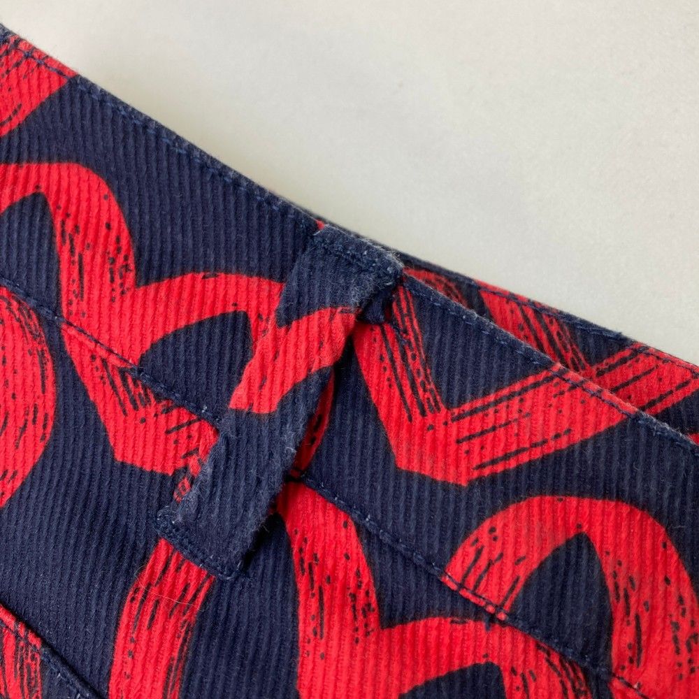 PEARLY GATES ハート柄スカート ネイビー/レッド 0 サイズ：0 PEARLY GATES パーリーゲイツ 2022年モデル スカート ハート