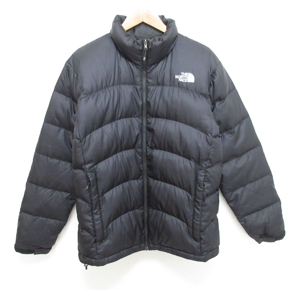 美品 THE NORTH FACE ノースフェイス ジップインマグネ アコンカグアジャケット ダウンジャケット ND92130 サイズM ブラック メンズ 古着  USED