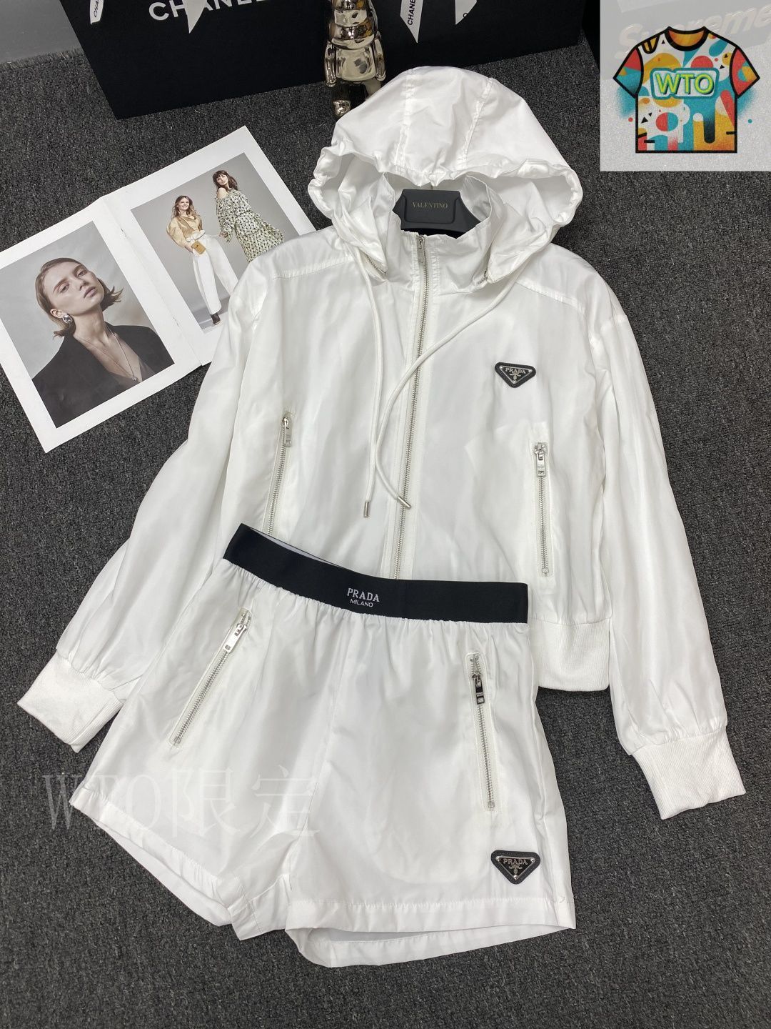 箱付⭐︎完売商品⭐︎PRADA ナイロンビーニー！最終値下げ！ 今日特価】Prada ナイロン サンケア 2 ピースセット-2 - メルカリ