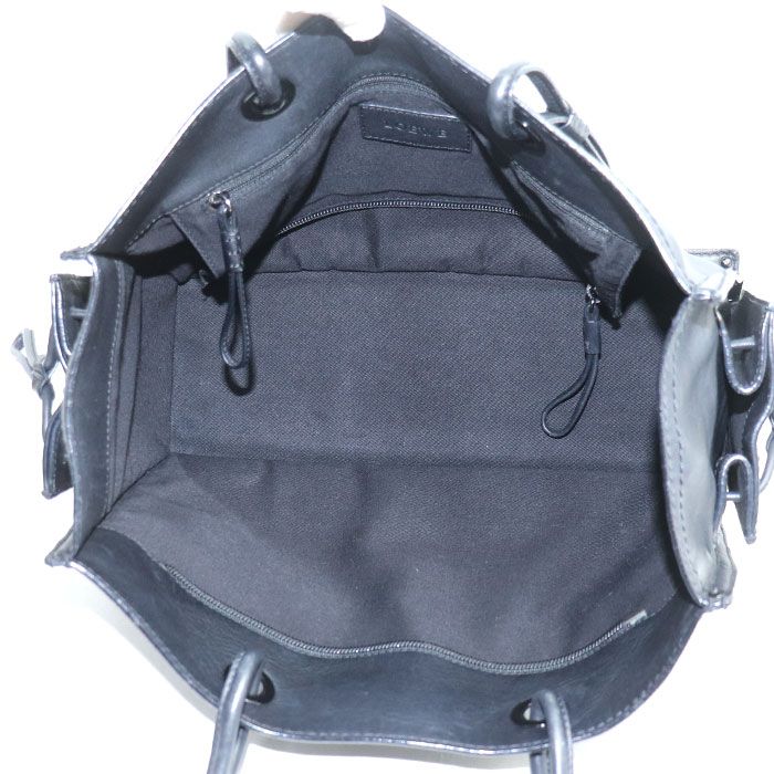 【美品✨】LOEWE ショッパートート ブラック スタッズ 肩掛け LOEWE ロエベ ショッパー トートバッグ スタッズ レザー