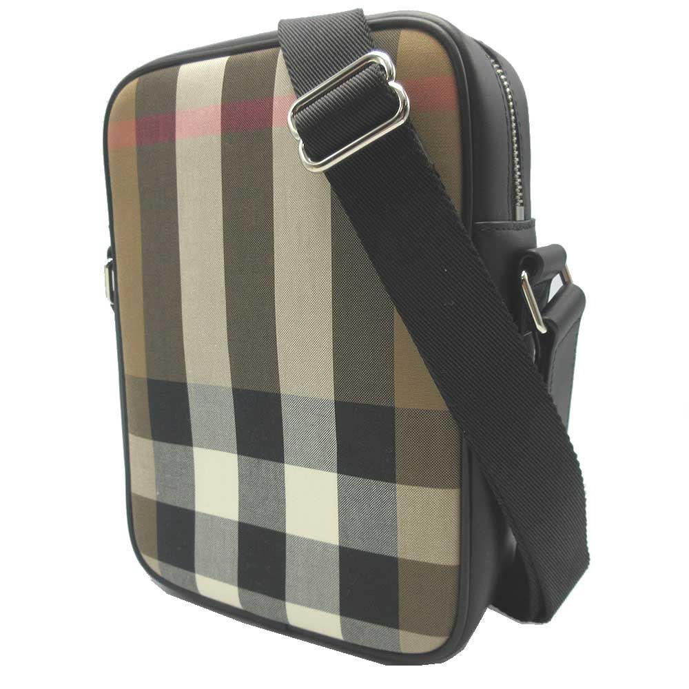 ✨美品✨BURBERRY LONDON バーバリー　ショルダーバッグ バーバリー ショルダーバッグ BURBERRY LONDON コットン レザー