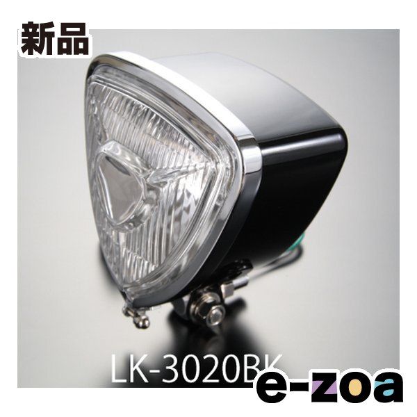 ROUGH-ROAD ラフアンドロード LUKE トライアングルヘッドライト BK LK-3020BK 2489052