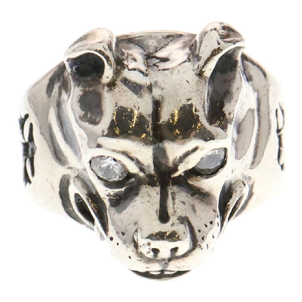 Bill Wall Leather/BWL (ビルウォールレザー) LARGE DOG HEAD W/STONE