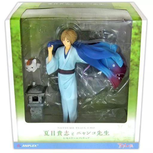 【未開封】夏目友人帳 夏目貴志とニャンコ先生 1/8スケール ABS&amp;PVC塗装済み完成品フィギュア 夏目友人帳 夏目貴志とニャンコ先生 1/8スケールフィギュア