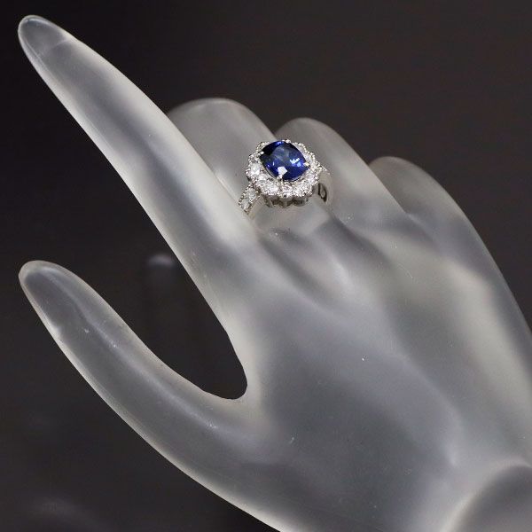 Pt900　高品質 サファイアリング　S1.08ct　サイズ13.7号 Pt900 サファイア リング | ジュエリー | 買取品目 | 売りたい