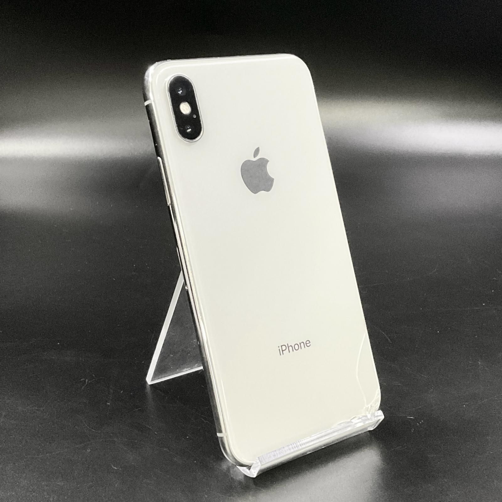 Apple - iPhoneX docomo 64G ジャンク 白ロム iPhone X 64GB シルバー docomo 白ロム 動作確認済 78%【全額