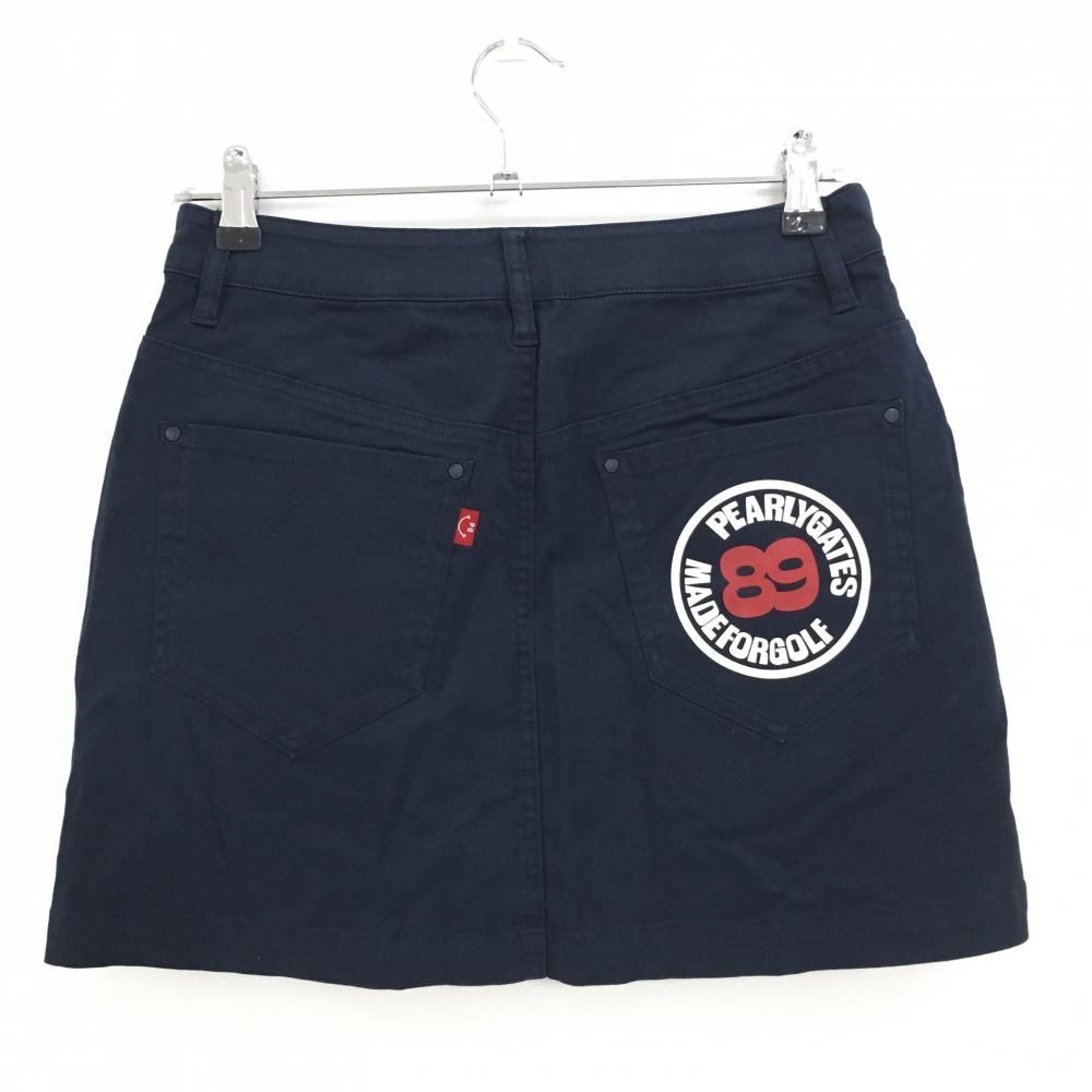 パーリーゲイツ スカート ネイビー ロゴレッド レディース 1(M) ゴルフ
