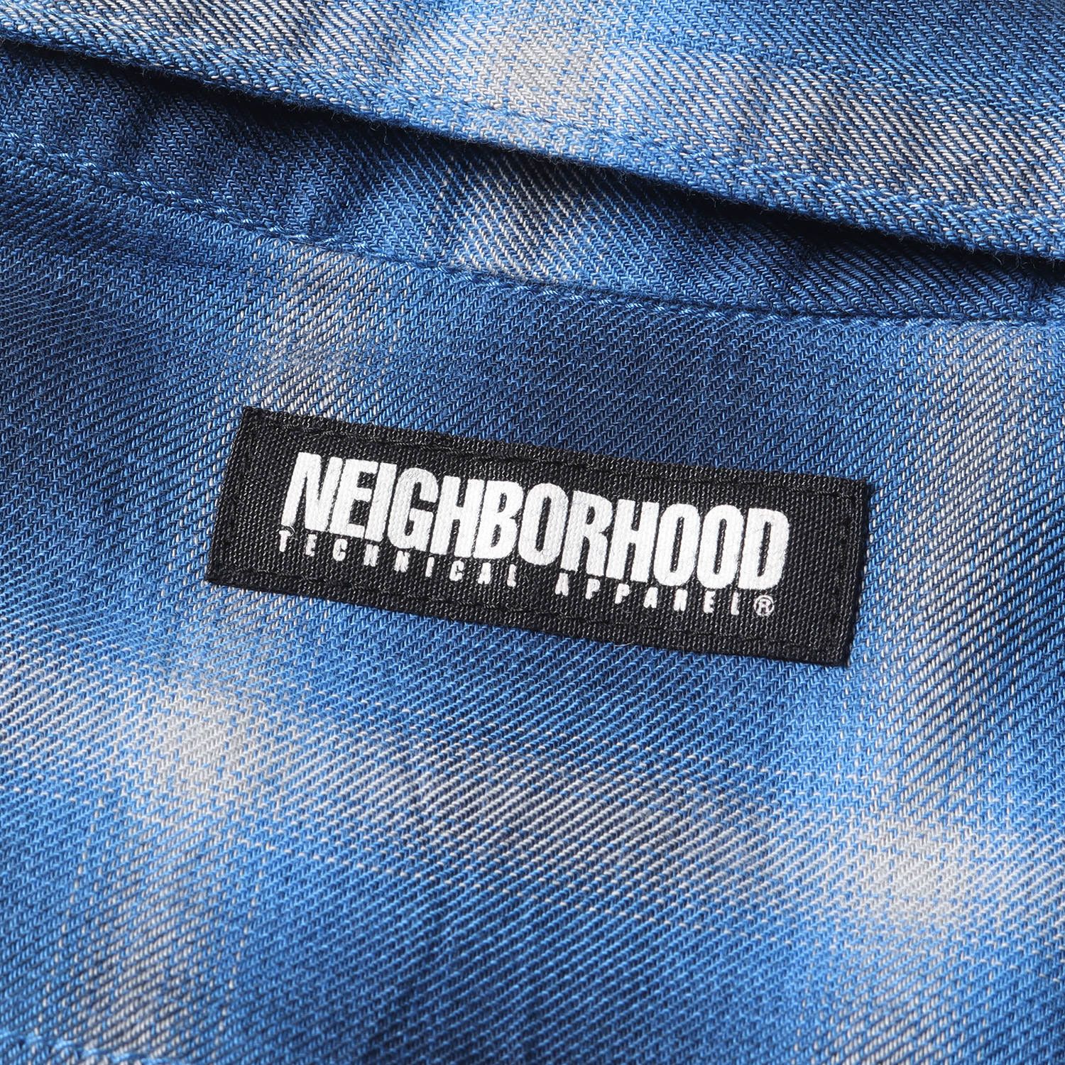 美品 NEIGHBORHOOD ネイバーフッド シャツ オンブレチェック ワーク