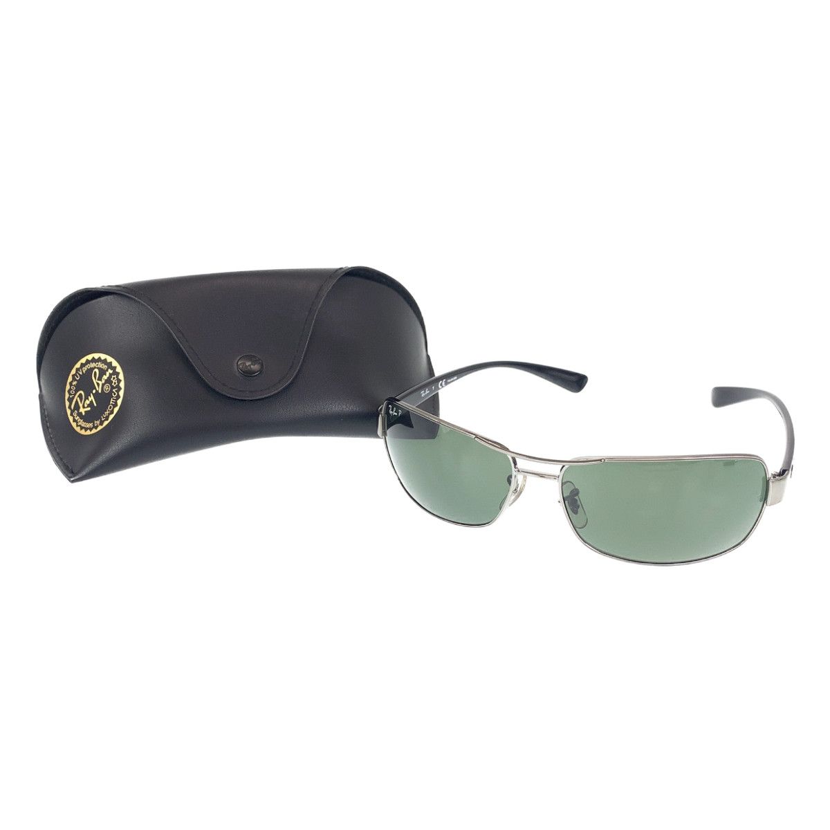 美品 Ray-Ban レイバン ブラック メタル RB3379 サングラス 偏光レンズ