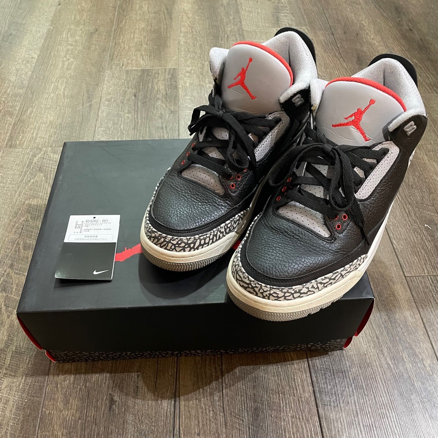 NIKE Air Jordan 3 Black Cement ブラックセメント エア