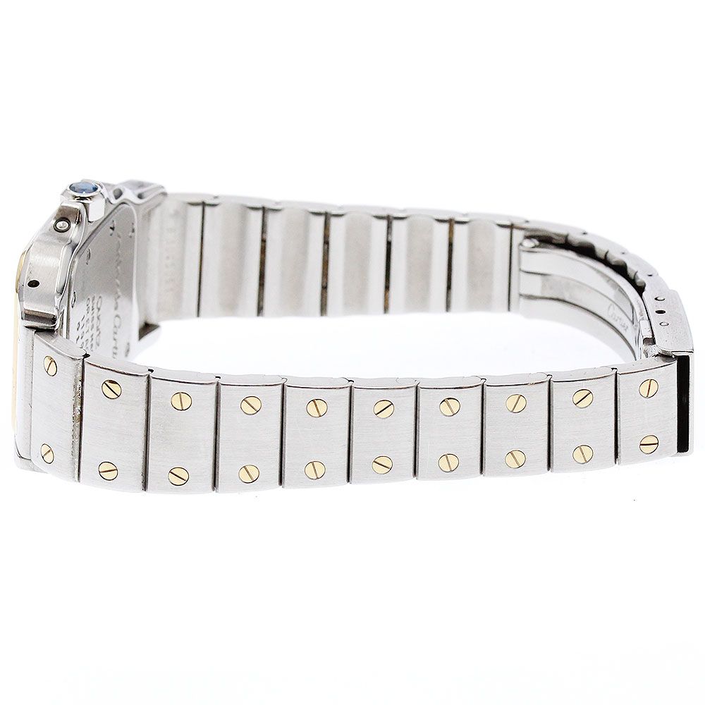 訳ありカルティエ CARTIER W20008C4 サントスガルベ SM YGコンビ  