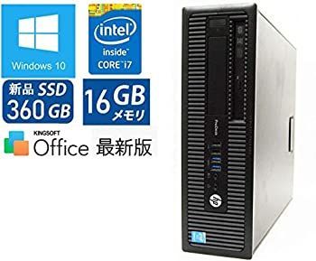 【中古】「非常に良い」（SSD）（パソコン）HP ProDesk 600 G1(SFF)  Core i7-4790/メモリ 16GB/SSD 360GB/DVDスーパーマルチ/Windows10Pro