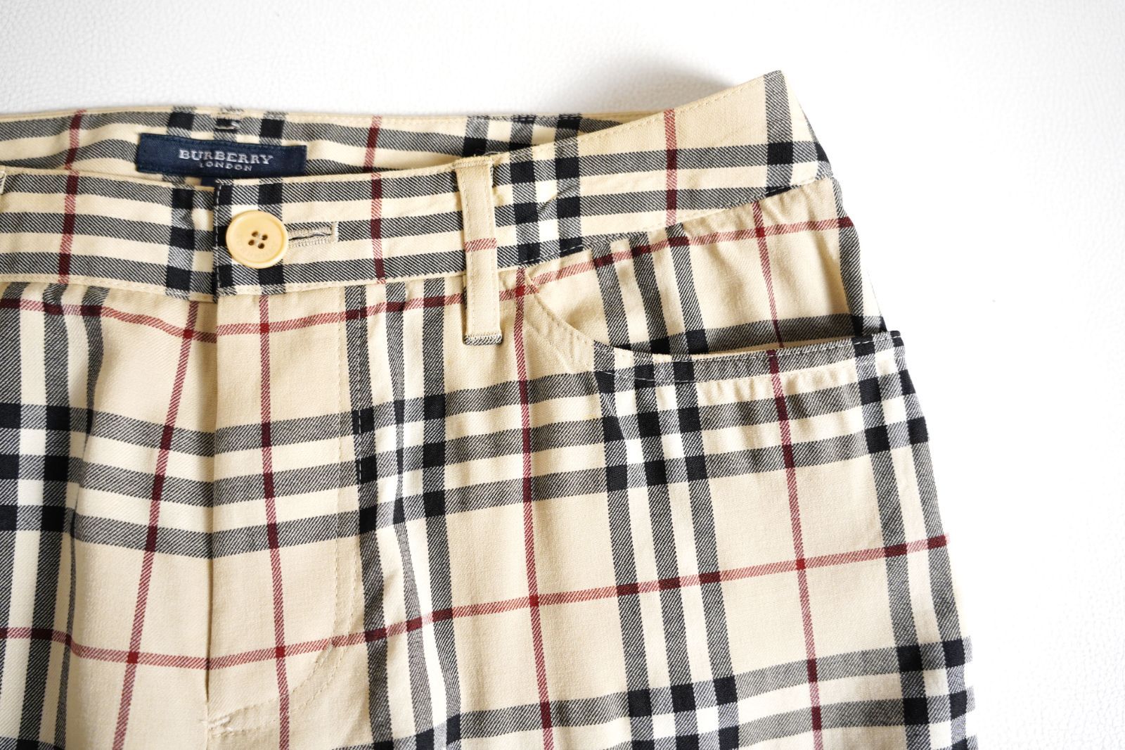 706y*BURBERRY LONDON バーバリーロンドン ウール素材 ノバチェック