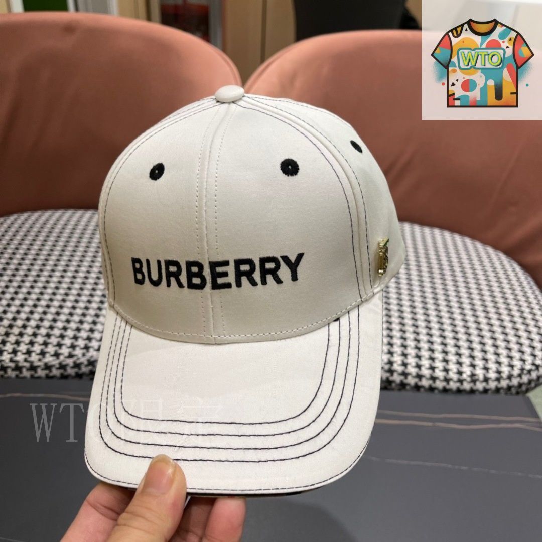 BURBERRY　TB　モノグラム　ベースボールキャップ　M ホワイト/ネイビー Burberry バーバリー モノグラム キャップ M BURBERRY TB モノグラム