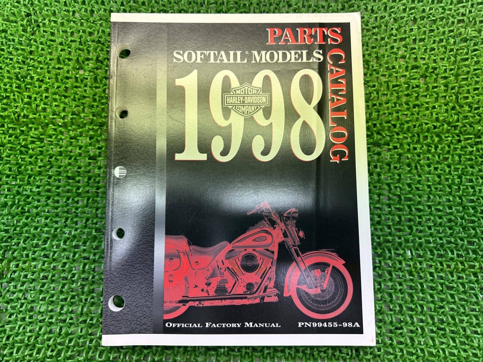 ソフテイル パーツリスト 英語版 ハーレー 正規 バイク 整備書 1998年ソフテイルモデル パーツカタログ ♥品 53