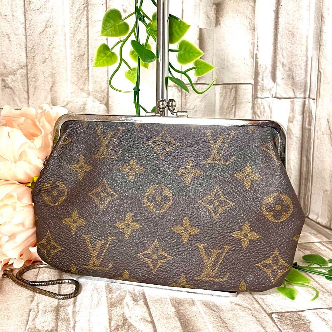 ⛄️極美品⛄️ルイヴィトン　モノグラム　がま口　ポーチUSA バケット付属品#314 ⛄️極美品⛄️ルイヴィトン モノグラム がま口 ポーチUSA