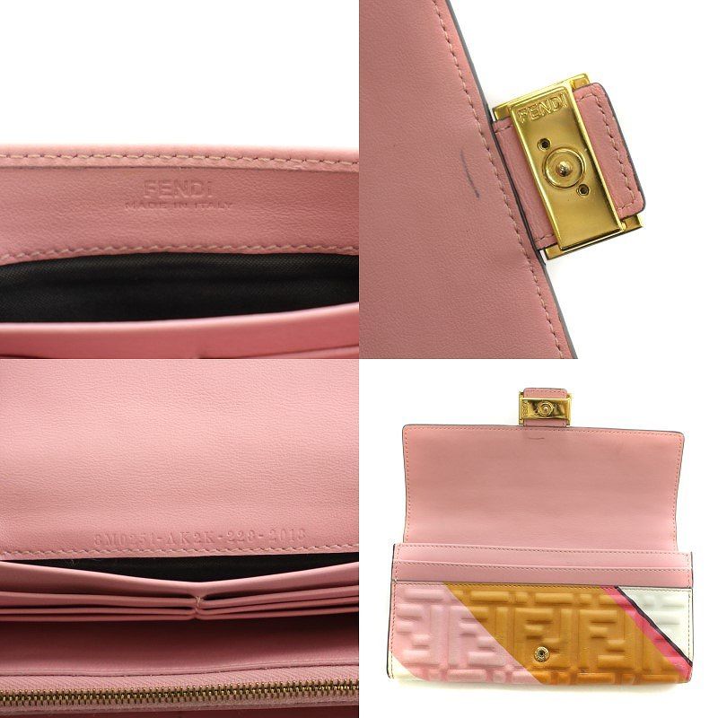 フェンディ FENDI BAGUETTE バゲット コンチネンタル ウォレット