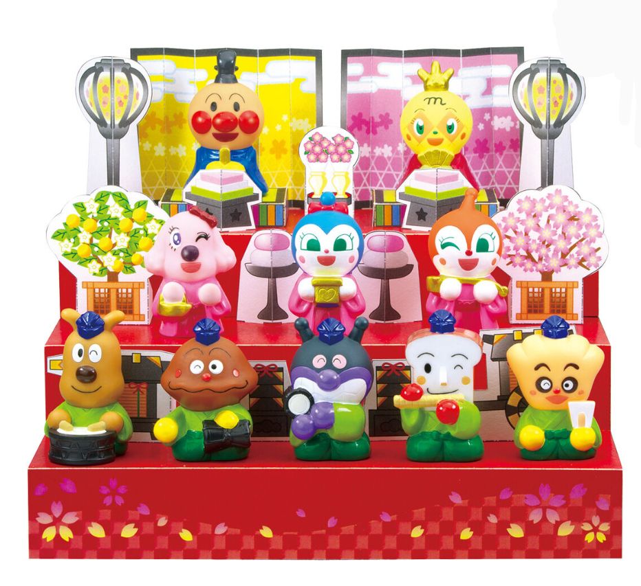 あつまれアンパンマンP80 ひなまつり 指人形 雛人形 ひな祭り