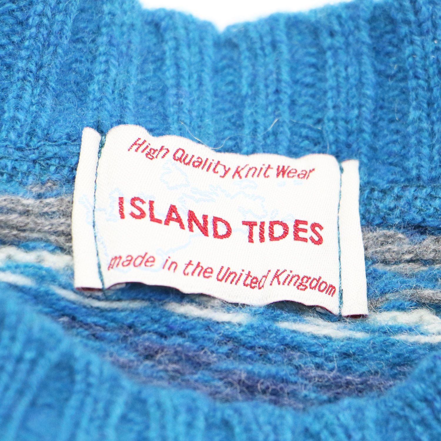 ISLAND TIDES アイランドタイド BEAUTY&YOUTH 別注 ニット ブルー系  