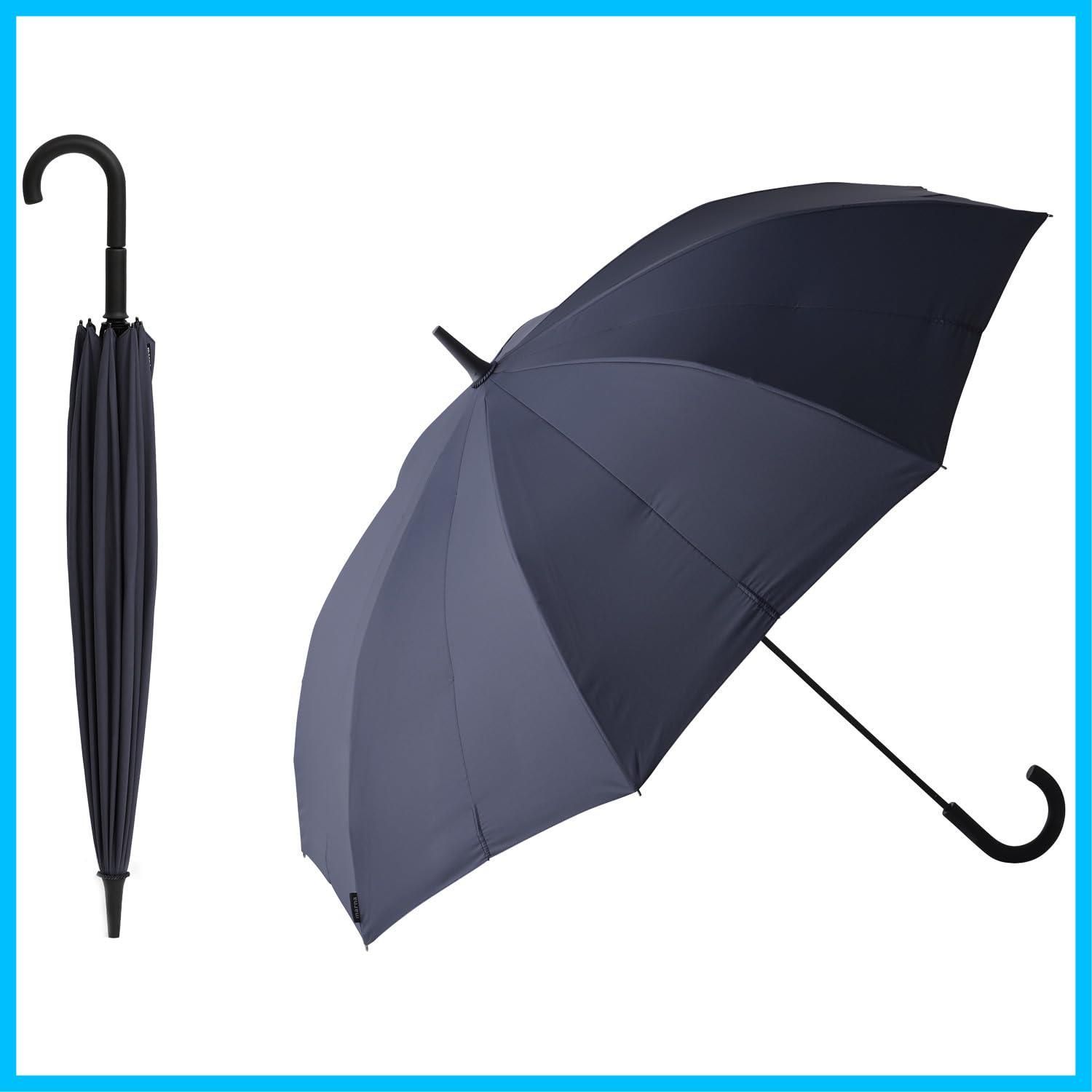 アンブレラ Shupatto 手を濡らさずまとまる 62 cm ボタンレス シュパット marna メンズ レディース 兼用 晴雨兼用 マーナ 傘 雨傘 長傘