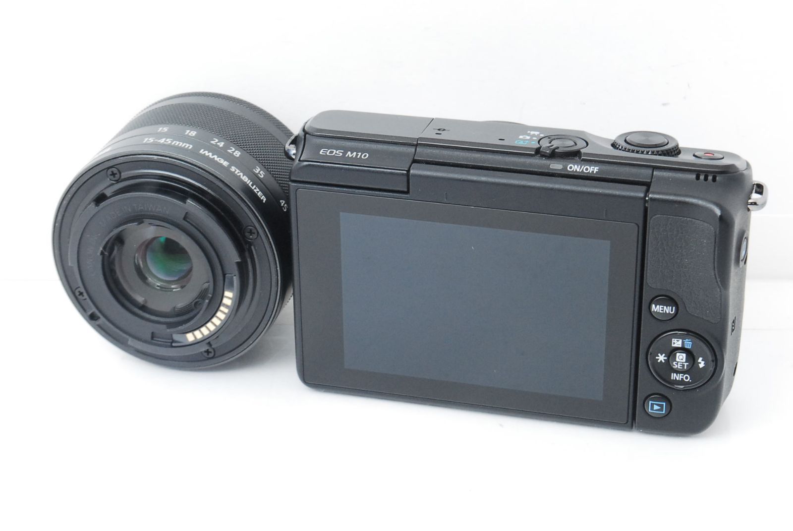 Canon EOS M10 ミラーレスカメラ ブラック ❤️スタイリッシュ