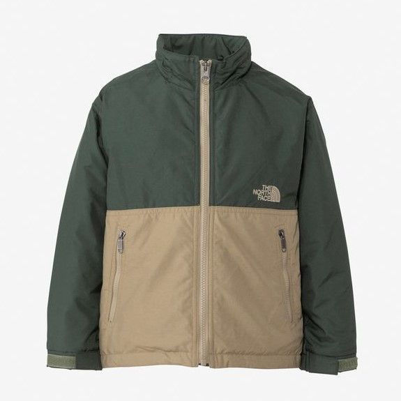 ザ ノース フェイス コンパクトノマドジャケット キッズ アルパイン×クラシックカーキ STEELWINDOWSANDDOORS_COM