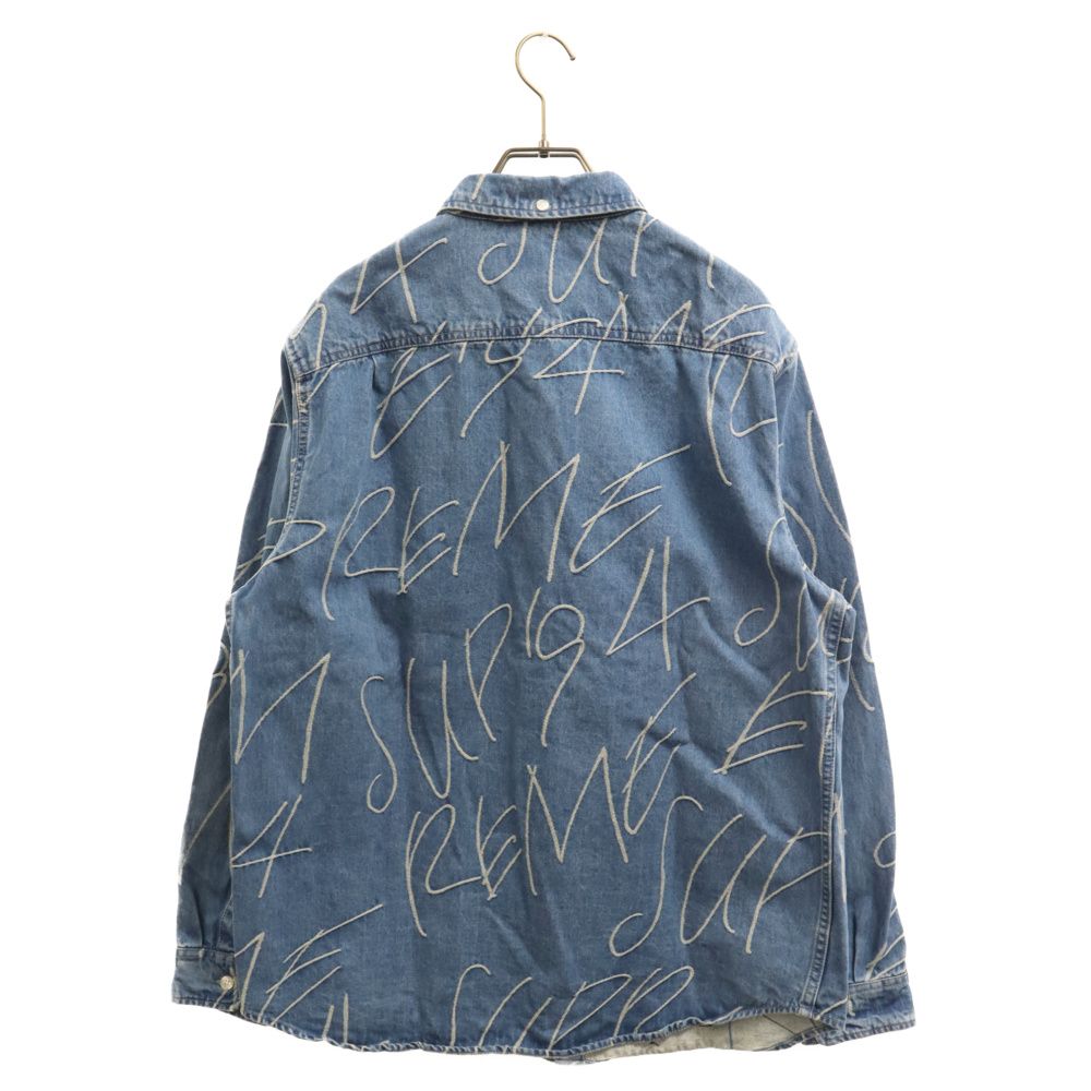 Supreme Denim Painter Shirt Washed Blue