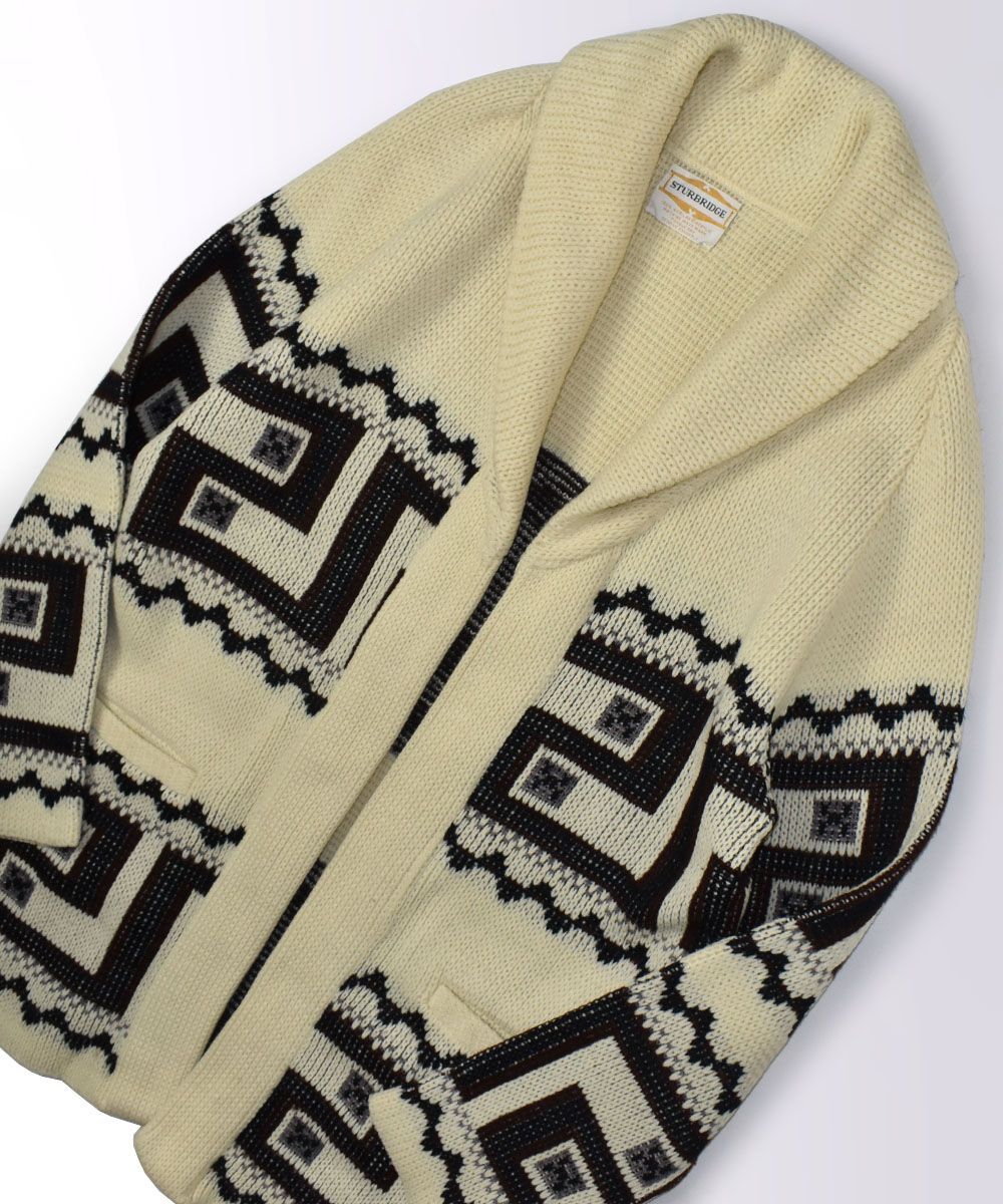 70s STURBRIDGE ショールカラー ビンテージ ニット カーディガン 70's STURBRIDGE ショールカラー ビンテージ ニット