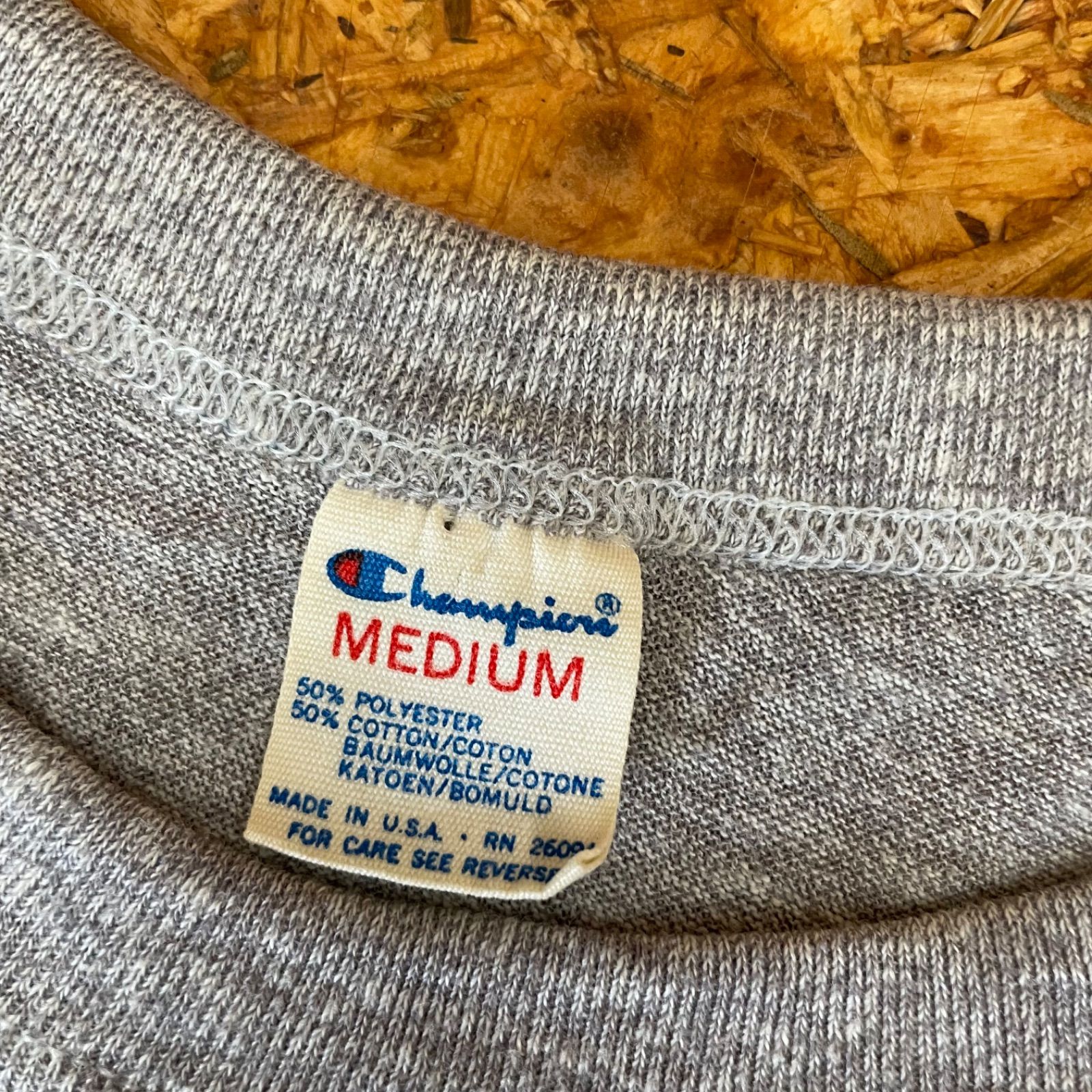 USA製 '80s Champion SEATTLE SEAHAWKS Tシャツ M グレー トリコタグ