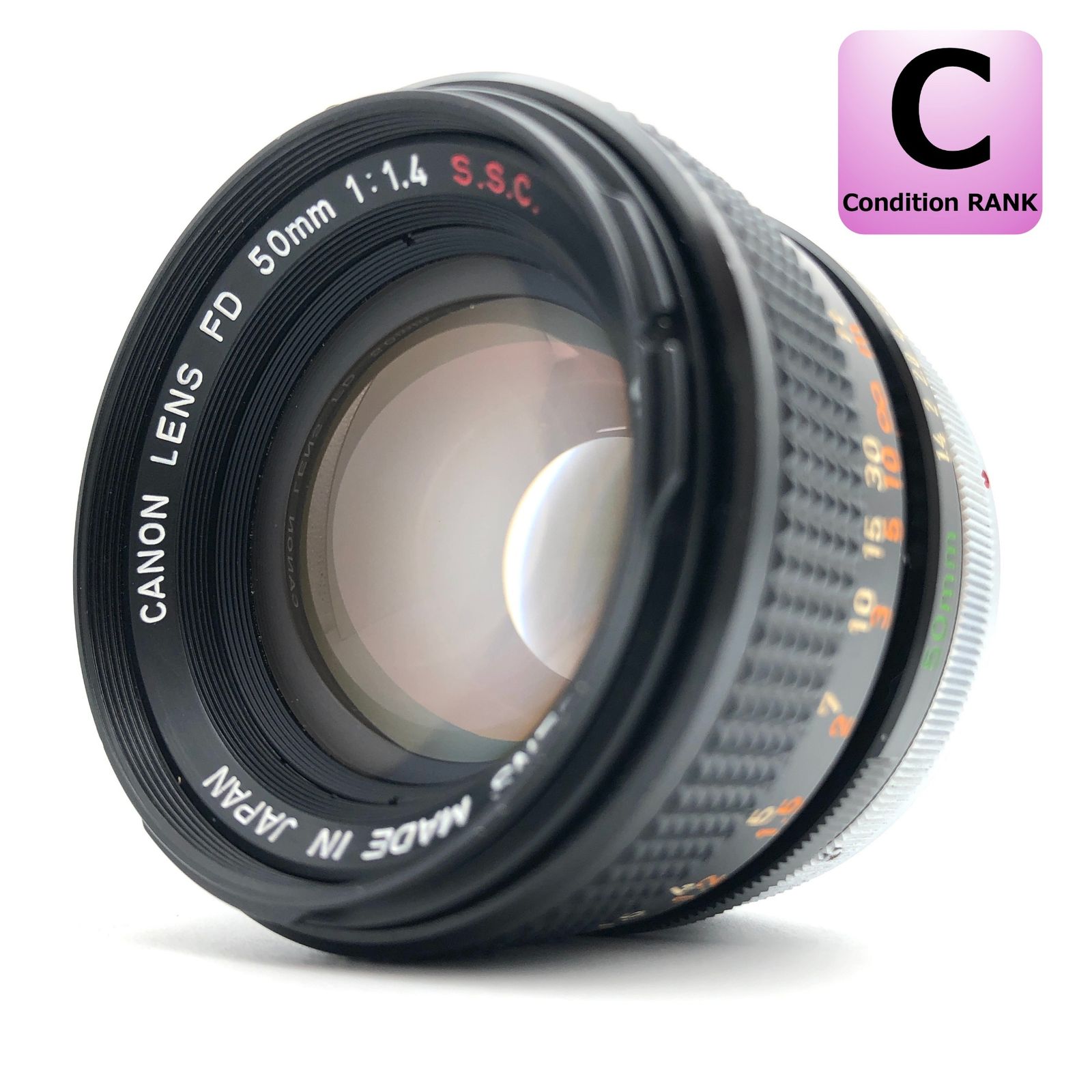 CANON LENS FD 50mm F1.4 S.S.C. 単焦点レンズ#2421 Canon FD 50mm F1.4